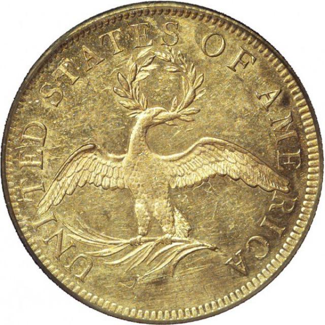 Монета Орел, 10 доларів 1795, США, Капа Свободи