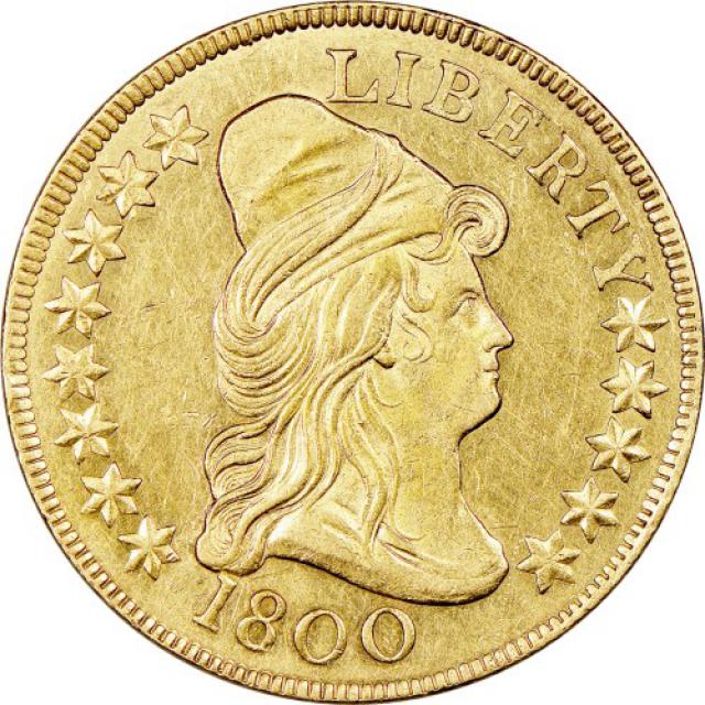 Монета Орел, 10 доларів 1800, США, Капа Свободи