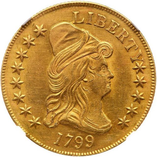 Монета Орел, 10 доларів 1799, США, Капа Свободи