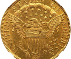 Монета Орел, 10 доларів 1799, США, Капа Свободи