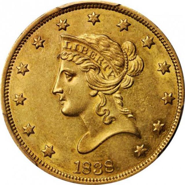 10 доларів 1838, США, США