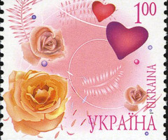 Марка St. Valentine Day, Україна 2008