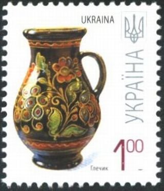 Марка Crock (Decorated pot with Handle), Україна 2007