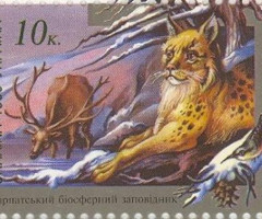 Марка Карпатський біосферний заповідник, Україна 1999