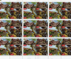 Марки Леопардовий сан (Elaphe situla), Україна 2002