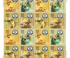 Марки 100 років ФІФА, Україна 2004