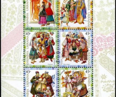 Марки Український народний одяг, Україна 2003