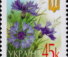 Марка Cornflowers, Україна 2003
