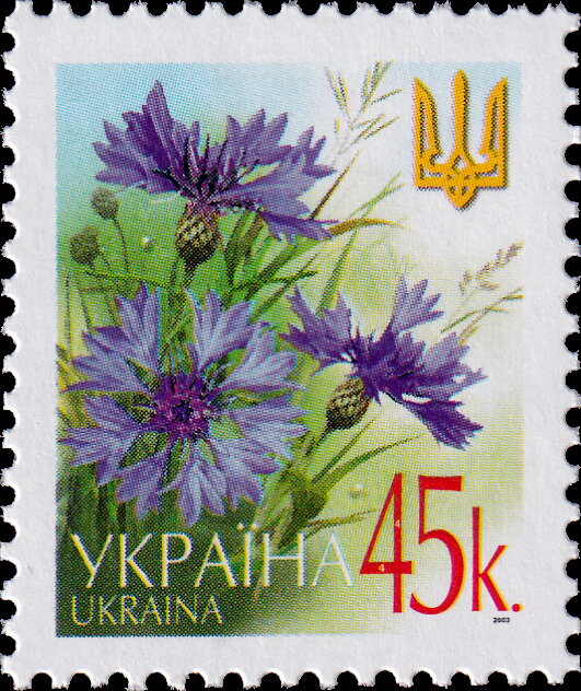 Марка Cornflowers, Україна 2004