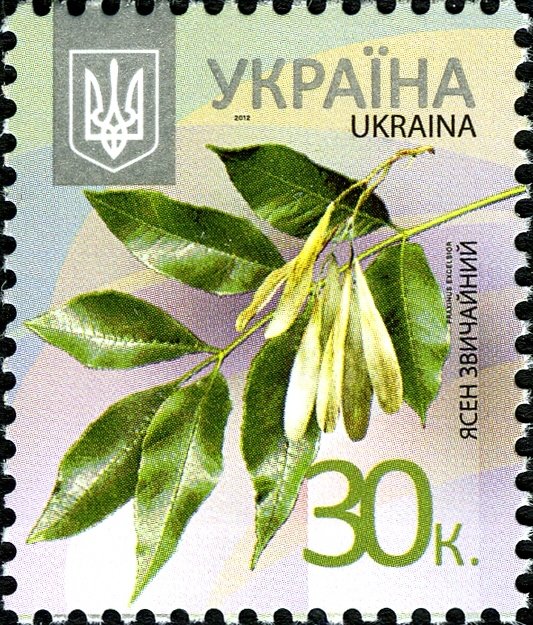 Марка European Ash (Fraxinus excelsior), Україна 2012