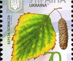 Марка Silver Birch (Betula pendula), Україна 2012
