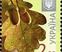 Марка Дуб черешчастий (Quercus robur), Україна 2012