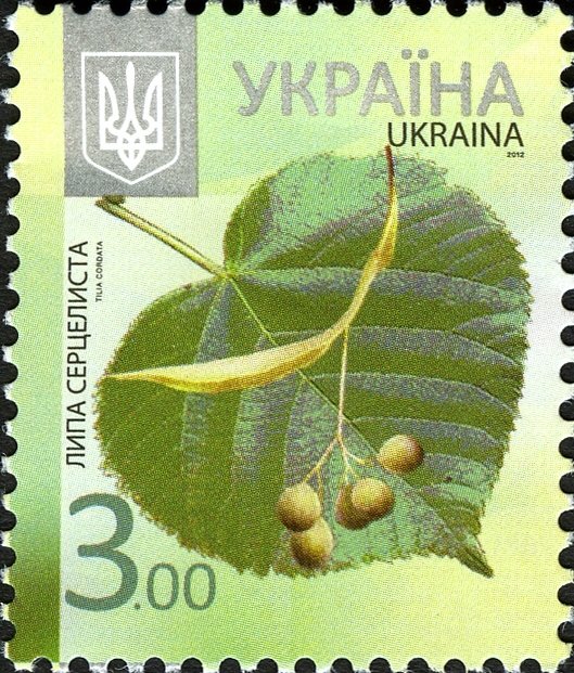 Марка Small Leaved Lime (Tilia cordata), Україна 2012