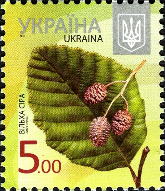 Марка Alder (Alnus incana), Україна 2012