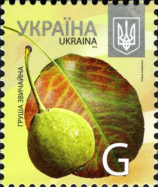 Марка Pear (Pyrus communis), Україна 2013